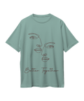 Better Together — Couple Line Art Oversized Tee