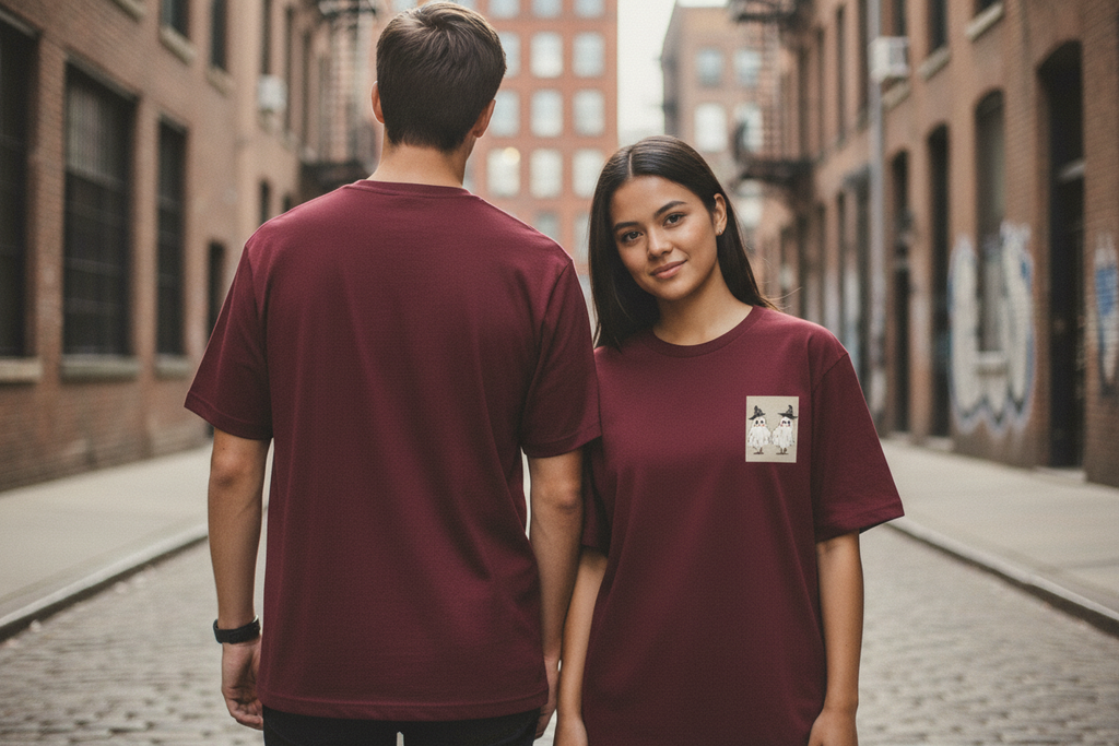 Couple Back to Back