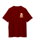 Teddy Bear Pocket Print Oversized Tee — For Kids & Teens