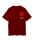 Samurai Graphic Maroon T-Shirt