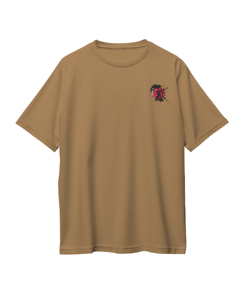 Red and black samurai t-shirt