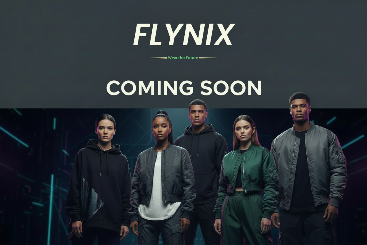Flynix with two male models