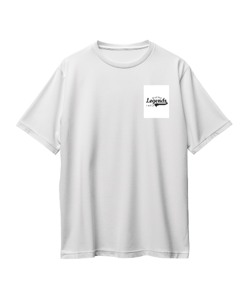 Borcelle Legends Graphic Oversized White T-Shirt