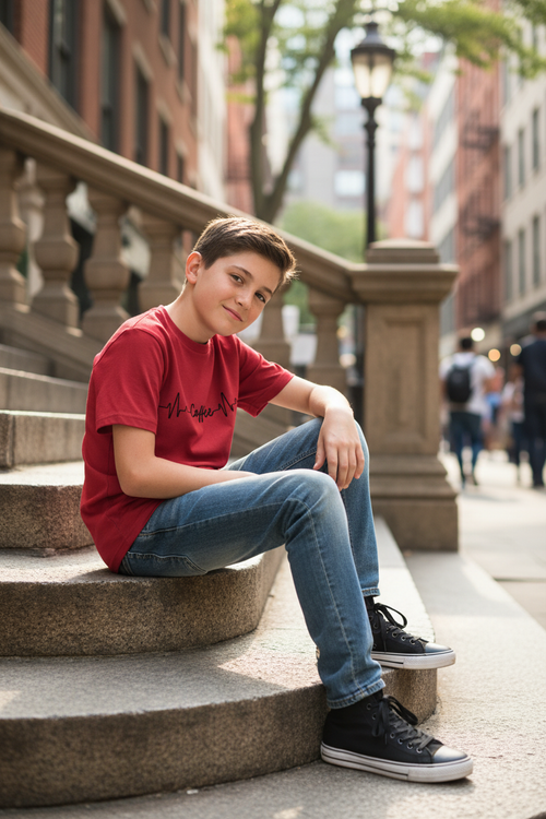 Preteen Boy 7-12 yrs - Front Side