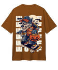 Werewolf Skater Oversized T-Shirt – Halloween Graphic