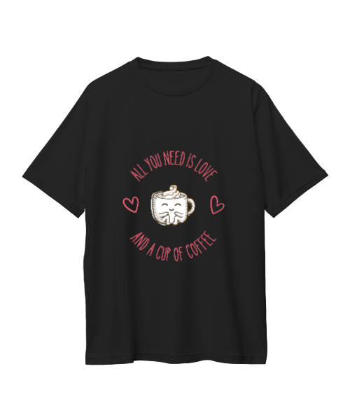 All You Need Is Love & Coffee Graphic T-Shirt