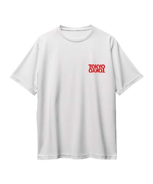 Tokyo Japan Oversized T-Shirt – Mirrored Graphic