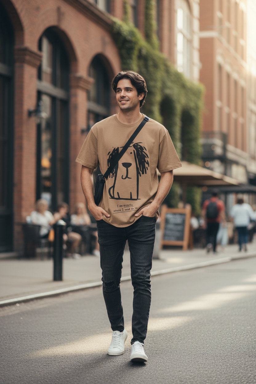 Young Adult Man UGC - Dog Tee