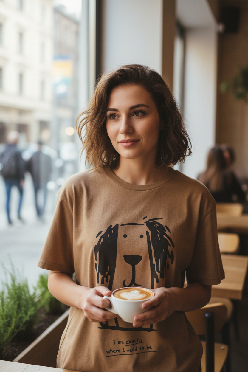 Young Adult Woman UGC - Dog Tee
